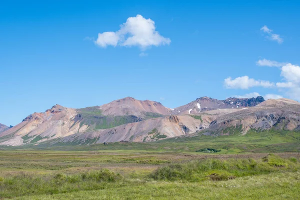 Montagne Hvitihnjukur Stadarfjall Borgarfjordur Dans Est Islande — Photo