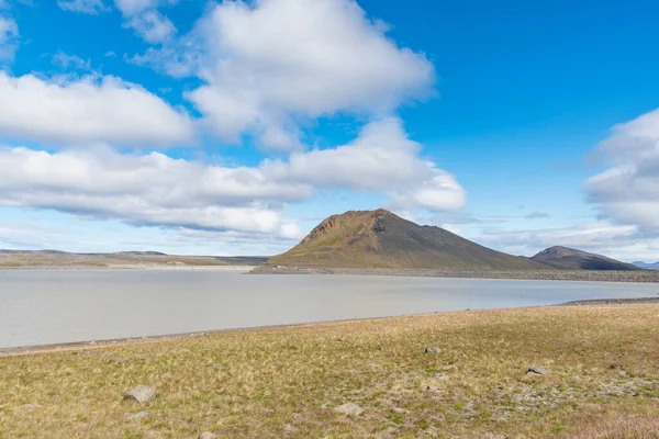 Halslon water reservoir, part of Karahnjukar hydroelectric power plant in east Iceland