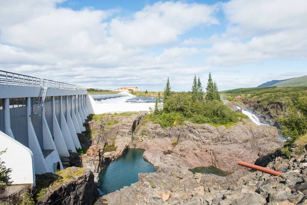 Grimsarvirkjun Power Plant East Iceland Summer Day — Stock Photo, Image