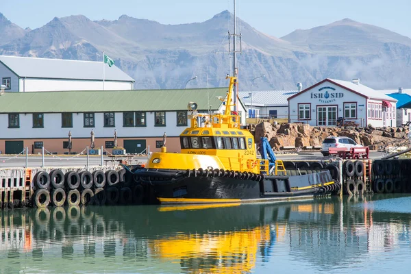 Hofn Hornafirdi Islande Août 2020 Bateau Pilote Remorqueur Bjorn Lods — Photo