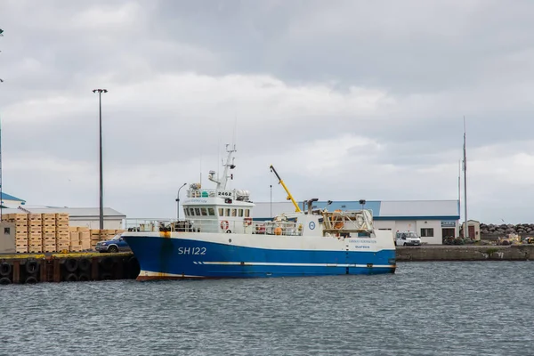 Olafsvik Island Juni 2020 Fischerboot Gunnar Bjarnason Hafen — Stockfoto