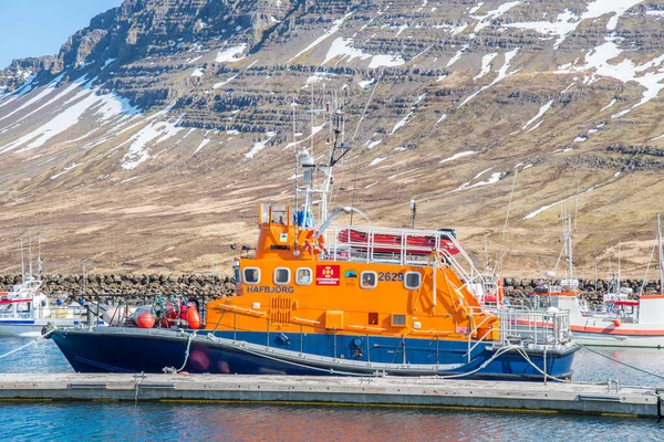 Neskaupsstadur Island Května 2020 Islandské Pátrací Záchranné Plavidlo Hafbjorg Přístavu — Stock fotografie