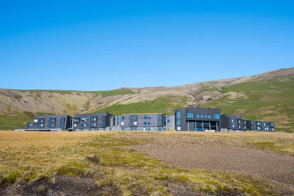Hnappavellir İzlanda - 15 Eylül. 2020: Hotel Fosshotel Buzul Gölü Hnappavellir, Güney İzlanda