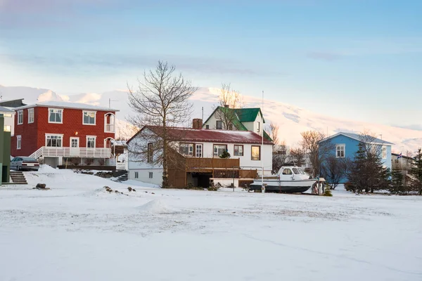 Village Island Hrisey North Iceland — Stock Photo, Image