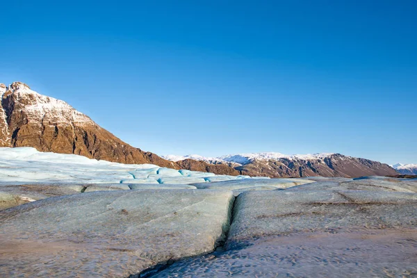 Glacier Flaajokull Dans Parc National Vatnajokull Dans Sud Islande — Photo