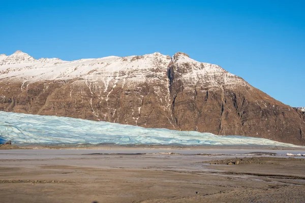 Льодовик Флайокутль Ватнайокутль Національному Парку Південній Ісландії — стокове фото