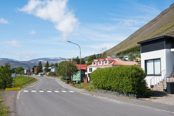 Isafjordur Városa Izland Westfjordjaiban — Stock Fotó