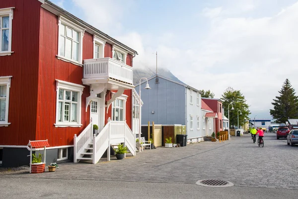 Ciudad Isafjordur Los Fiordos Del Oeste Islandia —  Fotos de Stock