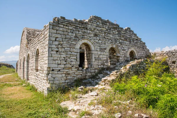 Arnavutluk 'ta Berat Kalesi Duvarları