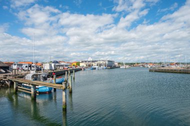 Saeby Danimarka - 4 Haziran. 2024: limanda tekneler