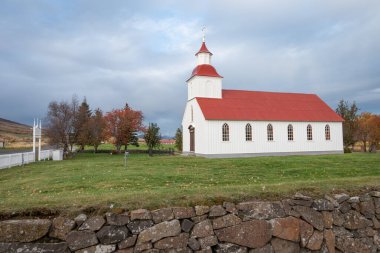 Kuzey İzlanda 'daki Modruvellir Kilisesi
