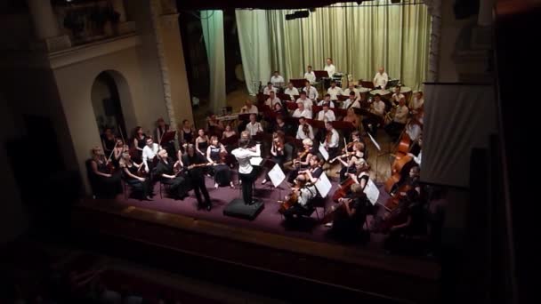 Orkestra Simfoni Dnipro — Stok Video