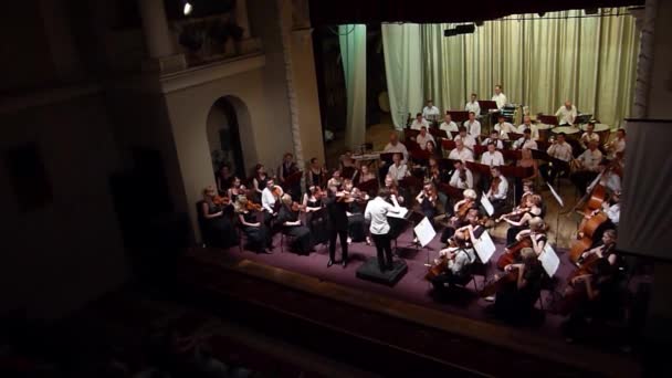 Днепровский симфонический оркестр — стоковое видео