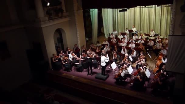 Dnipro Symphony Orchestra — Stockvideo