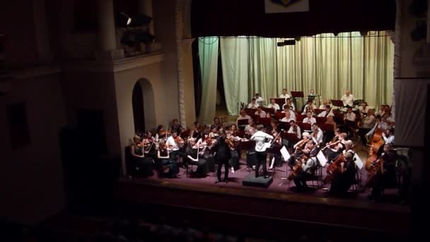 Днепровский симфонический оркестр — стоковое видео