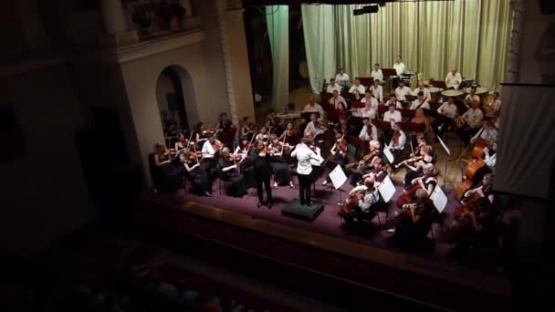 Dnipro Symphony Orchestra — Stock Video