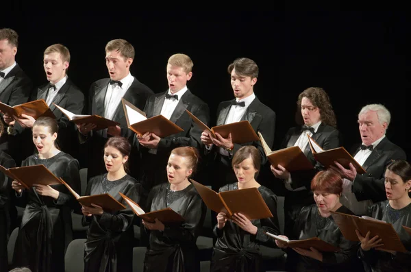 Mozart-Requiem vom Chor vorgetragen — Stockfoto