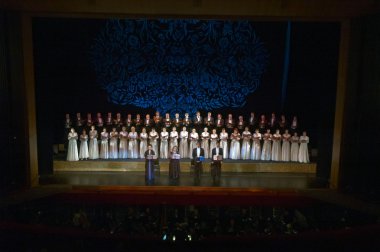 Verdi's REQUIEM performed by the choir  clipart