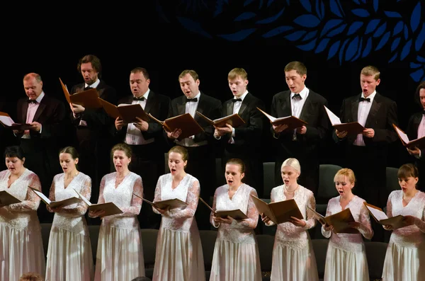 REQUIEM de Verdi realizada pelo coro — Fotografia de Stock
