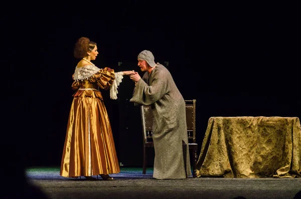 Dnipro Ukraine November 2020 Comedy Tartuffe Moliere Lesya Ukrainian Inka — 스톡 사진