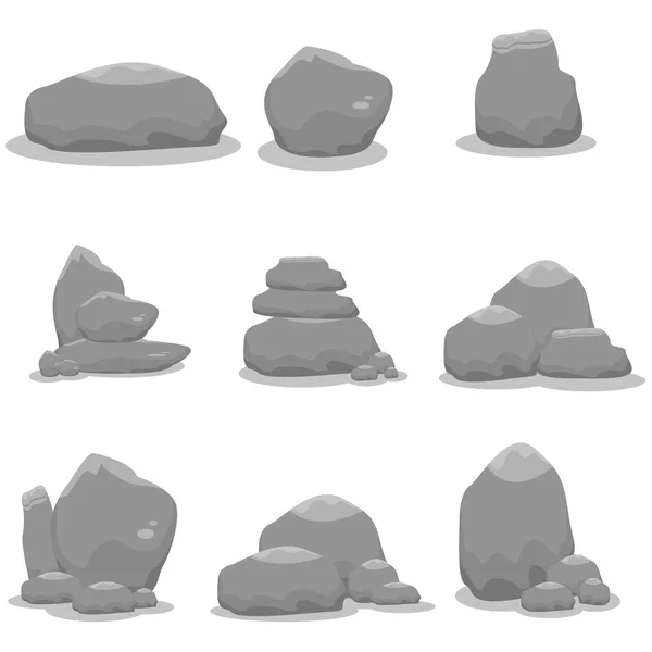 Taş illüstrasyon vektör ayarla