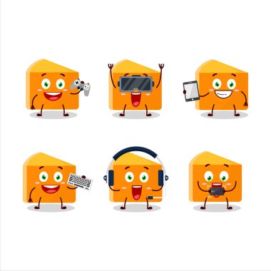 Balkabağı pastası çizgi film karakteri çeşitli şirin ifadelerle oyunlar oynuyor.