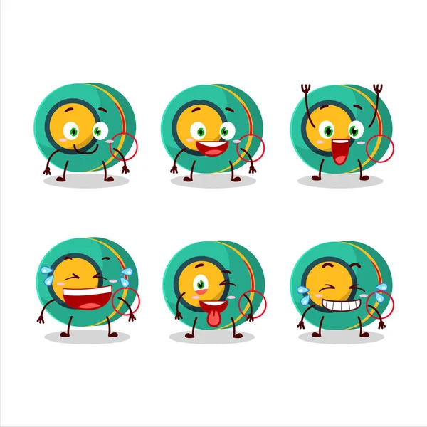 Cartoon karakter van kinderen yoyo met glimlach uitdrukking — Stockvector
