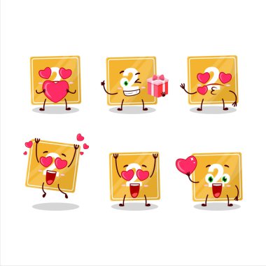 Oyuncaklar iki çizgi film karakterini sevgi dolu ifadelerle engelliyor. Vektör illüstrasyonu