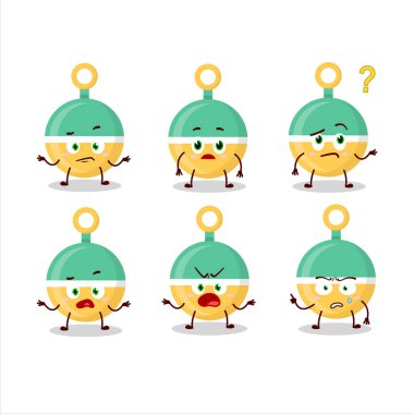 Çıngıraklı karikatür karakteri. Vektör illüstrasyonu