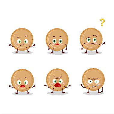 Plastik levhanın çizgi film karakteri. Vektör illüstrasyonu