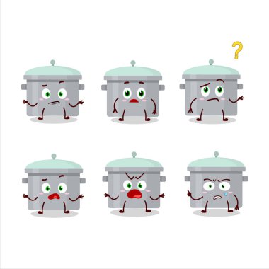 Alüminyum gri tavanın çizgi film karakteri. Vektör illüstrasyonu