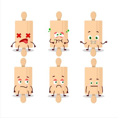 Yuvarlanan çizgi film karakteri, ifadesiz. Vektör illüstrasyonu