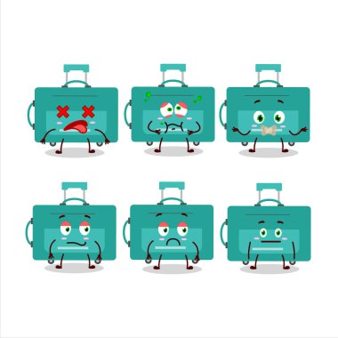 Yüzü olmayan küçük bir çizgi film karakteri. Vektör illüstrasyonu