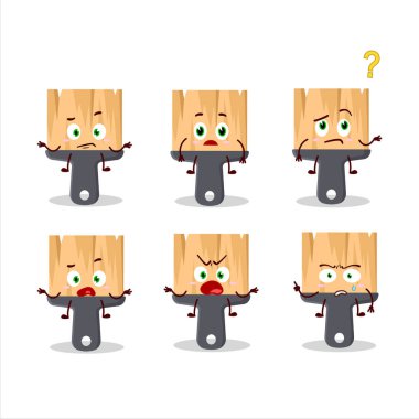 Boya fırçalarının çizgi film karakteri hangi ifadeyle. Vektör illüstrasyonu