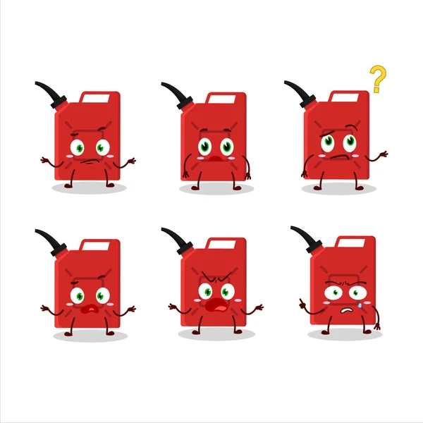 卡通人物的红色油箱用什么表达方式 矢量说明 — 图库矢量图片