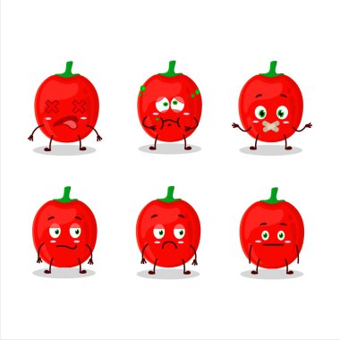 Karakterli, ifadesiz bir çizgi film. Vektör illüstrasyonu