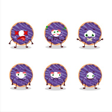 Yüzü olmayan yabanmersinli çörek çizgi film karakteri. Vektör illüstrasyonu