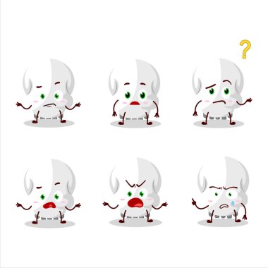 Kafatasının karikatür karakteri. Vektör illüstrasyonu