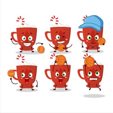 Cam ağacı karikatür karakteri olan yetenekli bir sporcu. Vektör illüstrasyonu