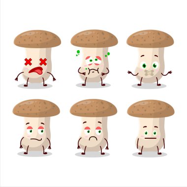 Shimeji karakteri, ifadesiz bir çizgi film. Vektör illüstrasyonu