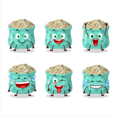 Gülen suratlı kurumuş biberiyenin çizgi film karakteri. Vektör illüstrasyonu