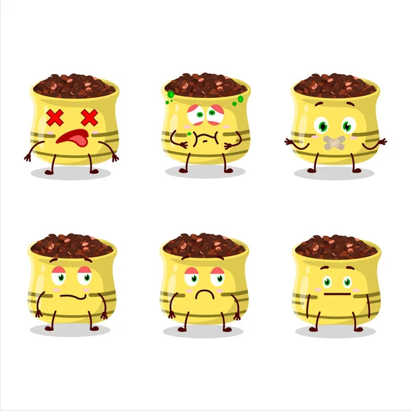 Yüzü olmayan kurumuş domates çizgi film karakteri. Vektör illüstrasyonu