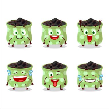 Barberry 'nin gülümseyen yüz ifadesi olan çizgi film karakteri. Vektör illüstrasyonu