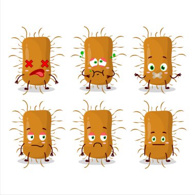 Nidovirales karakteri karaktersiz bir çizgi film. Vektör illüstrasyonu