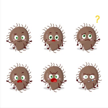 Coronaviridae 'nin çizgi film karakteri. Vektör illüstrasyonu