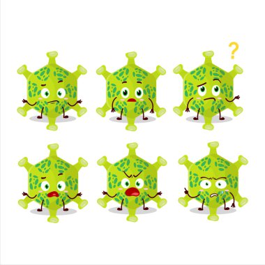 Nobeco virüsünün çizgi film karakteri hangi ifadeyle. Vektör illüstrasyonu