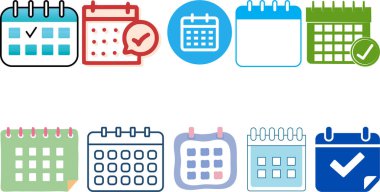 Takvim Simgesi koleksiyonu