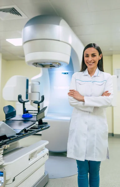 Kankerbehandeling Een Moderne Medische Privé Kliniek Ziekenhuis Met Een Lineaire — Stockfoto