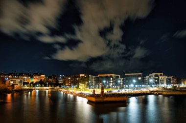 Night Lights of Kalaranna Promenade, Tallinn
