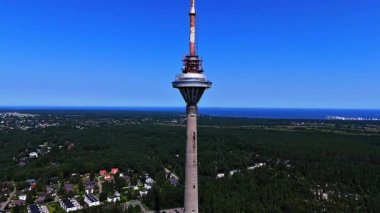 Tallinn TV Kulesinin Baltık Denizi Ufkusu, Estonya